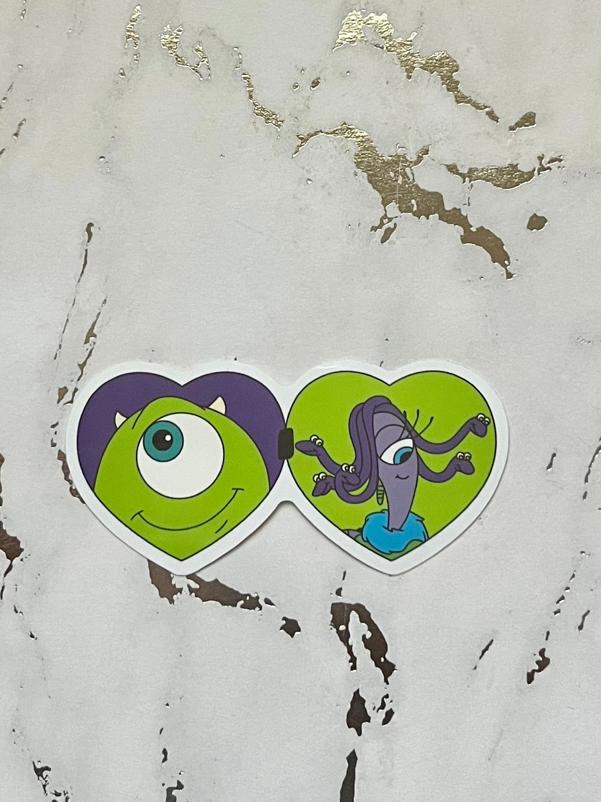 Monsters - Locket Waterproof Vinyl Sticker