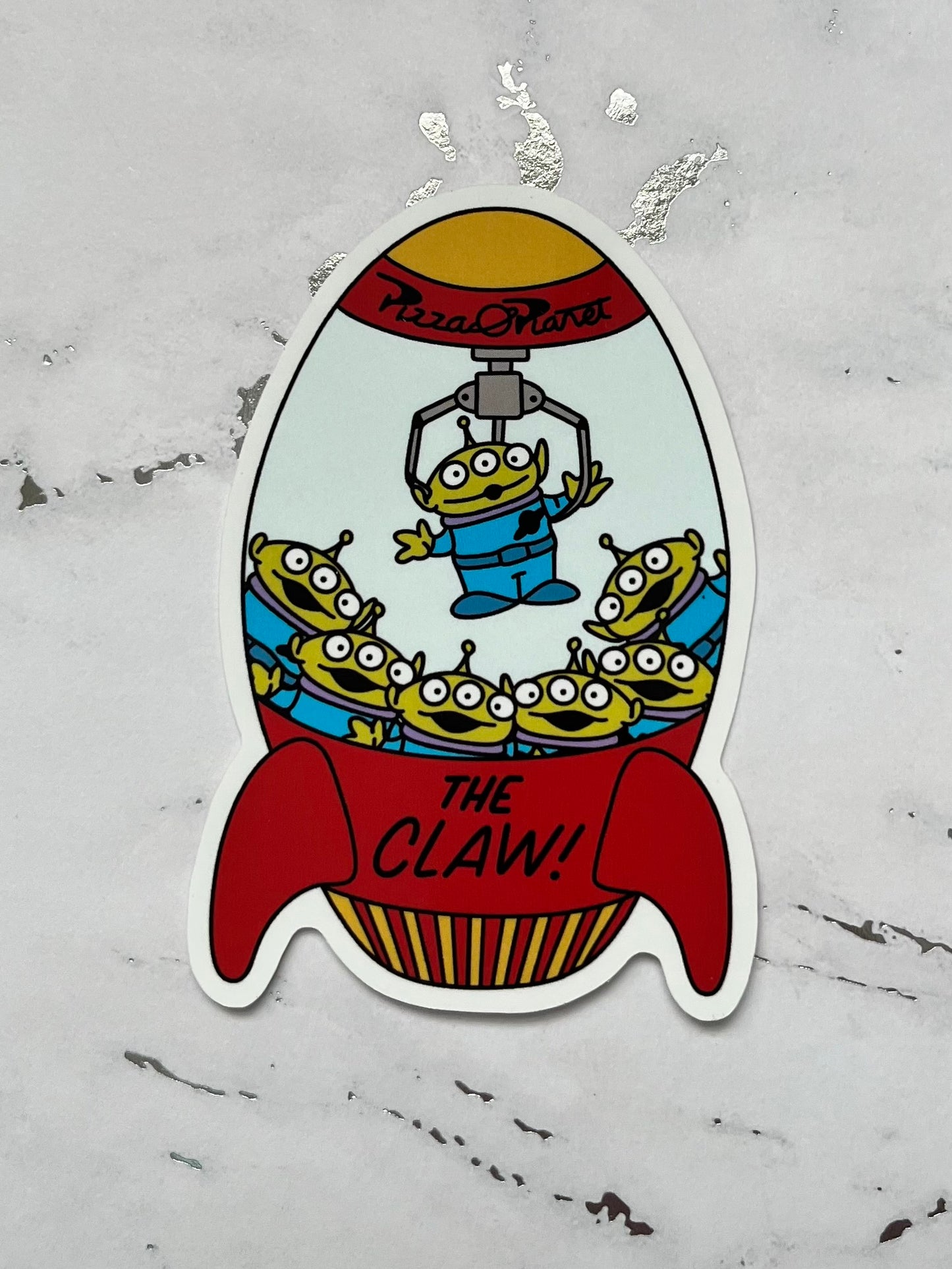 Claw Waterproof Vinyl Sticker