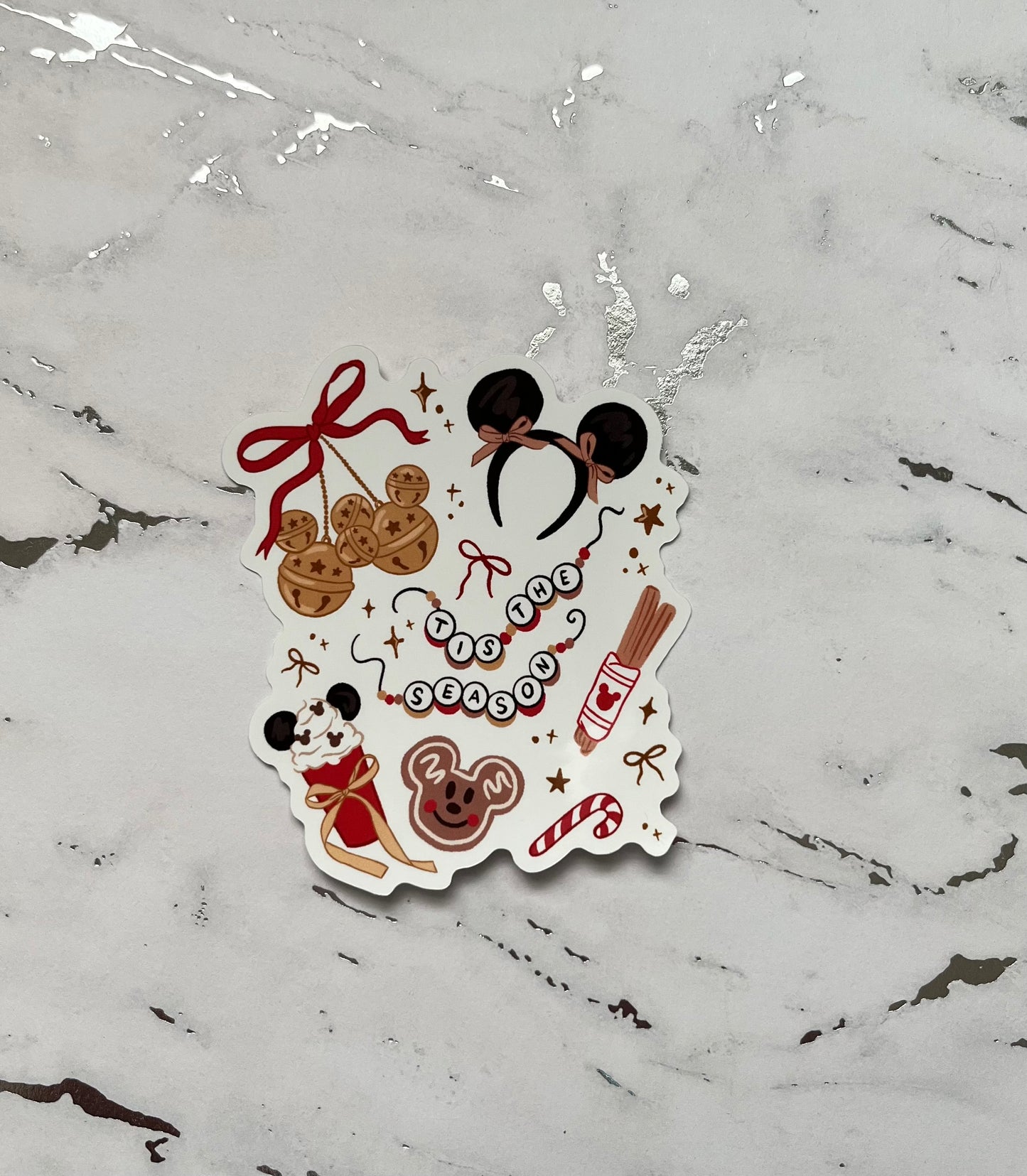 Tis the Season Waterproof Vinyl Sticker