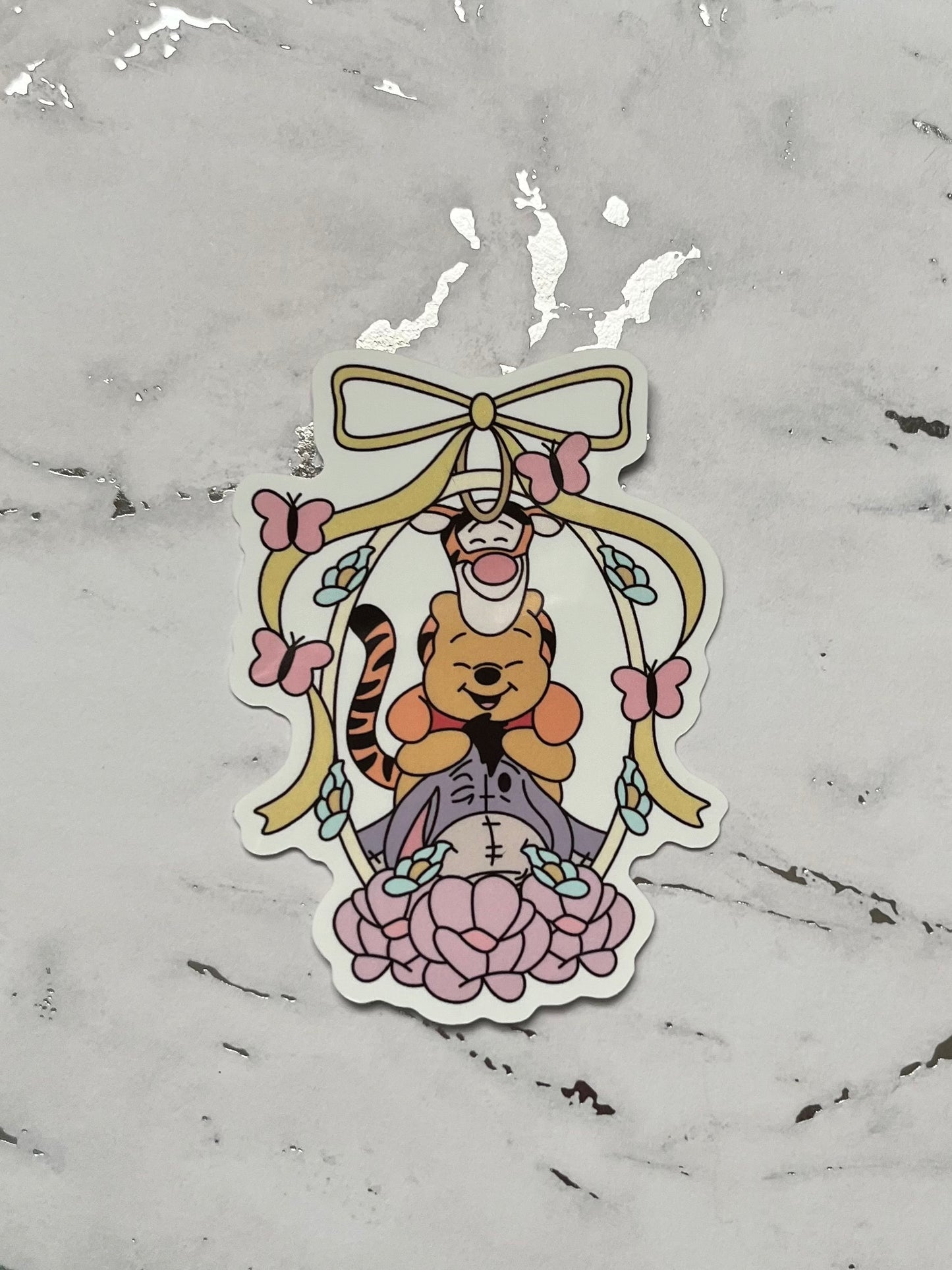 Stuffed Trio Waterproof Vinyl Sticker