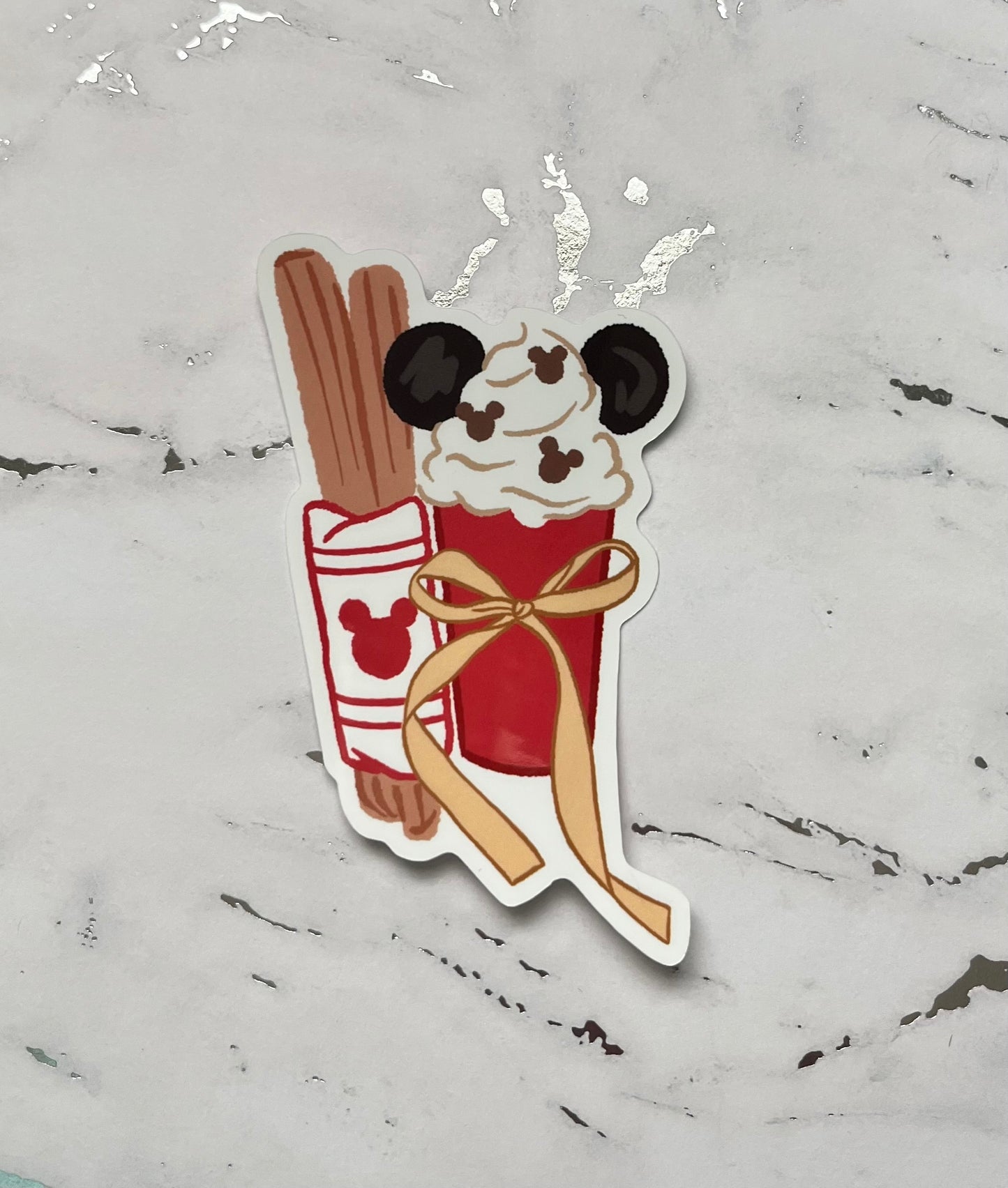 Holiday Snackish Babe Waterproof Vinyl Sticker