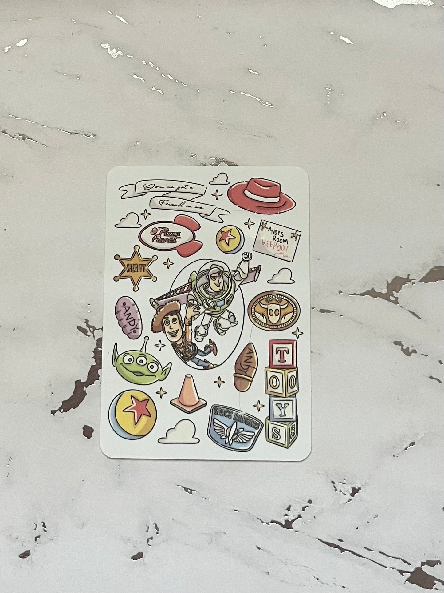 Toys Waterproof Vinyl Sticker
