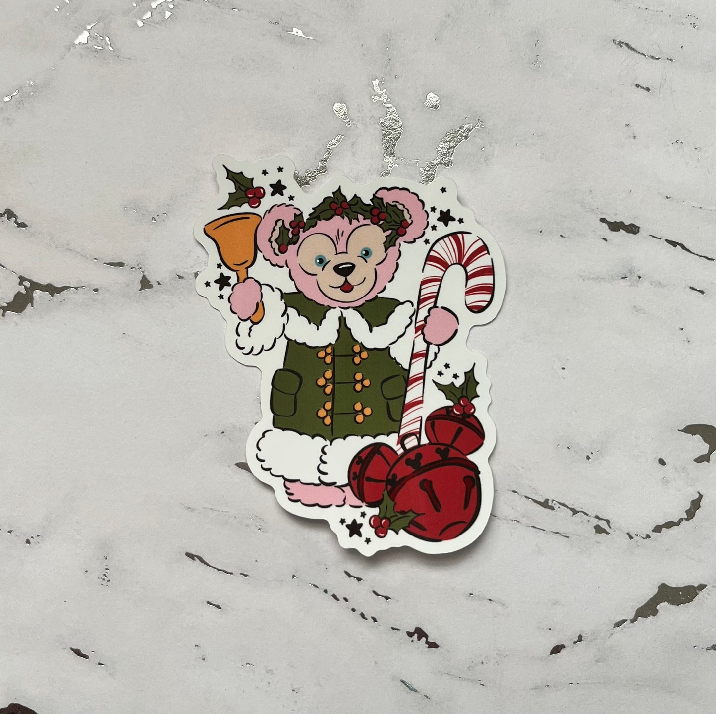 Duff Christmas Waterproof Vinyl Sticker