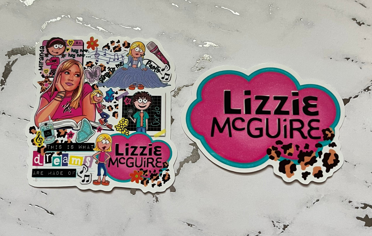 Lizzie Waterproof Vinyl Sticker