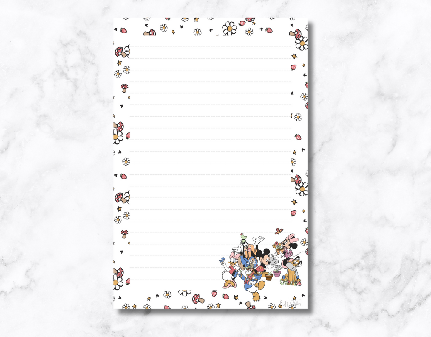 Spring Mouse Notepad