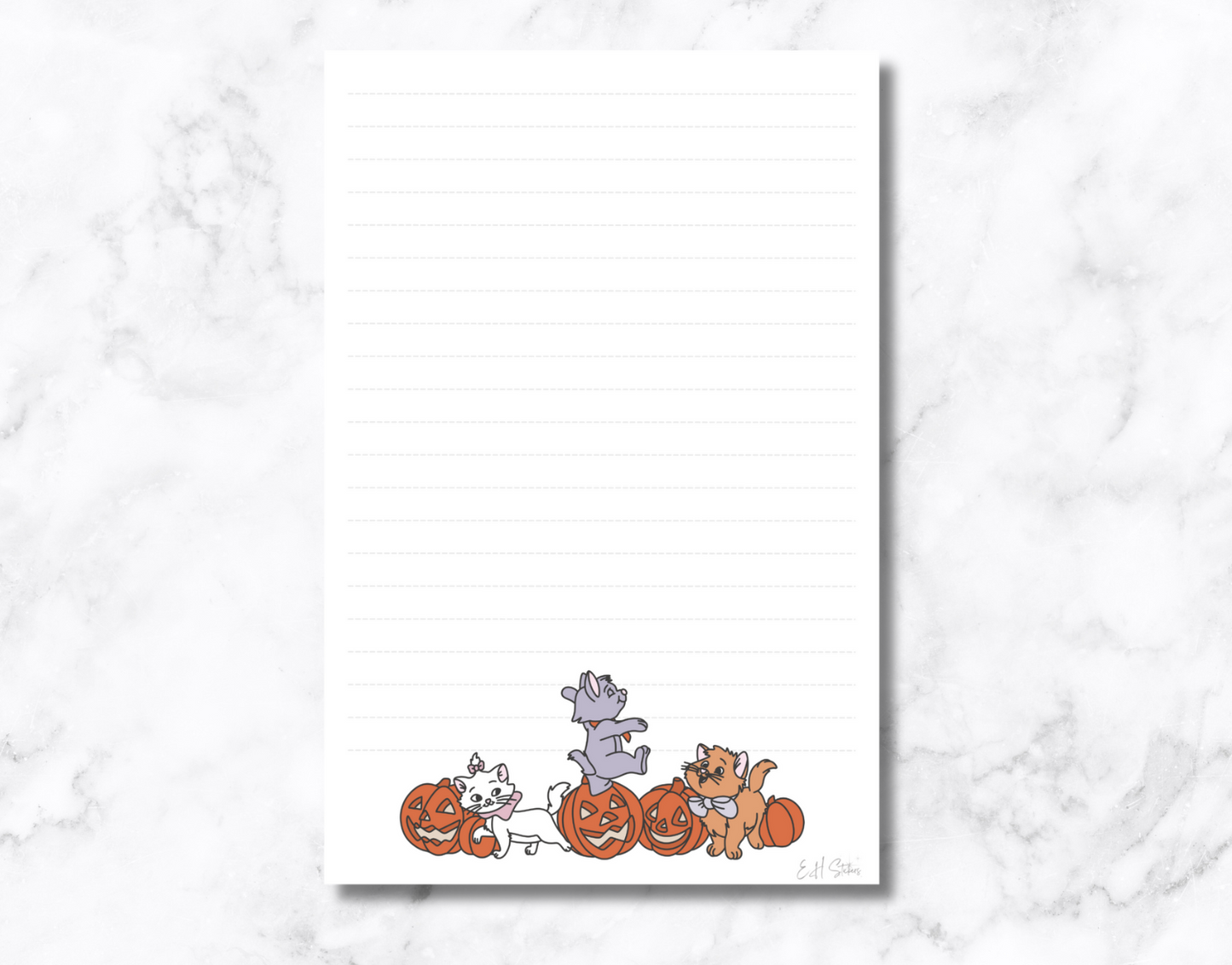 Fall Cats Notepad