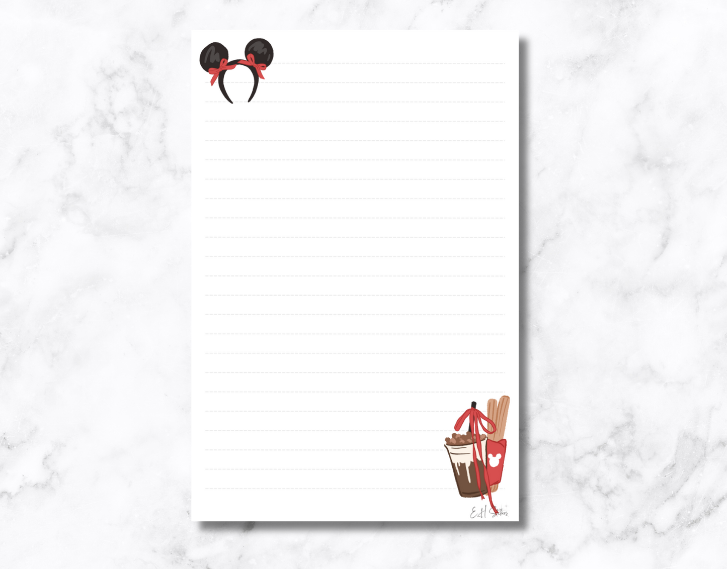 Holiday Snackish Babe Notepad