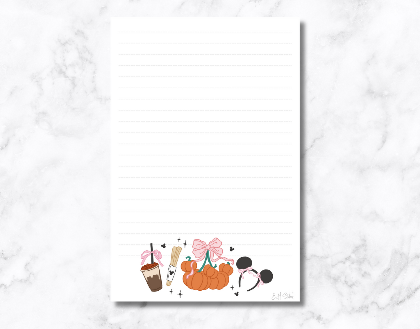 Magic Pumpkin Cherry Notepad