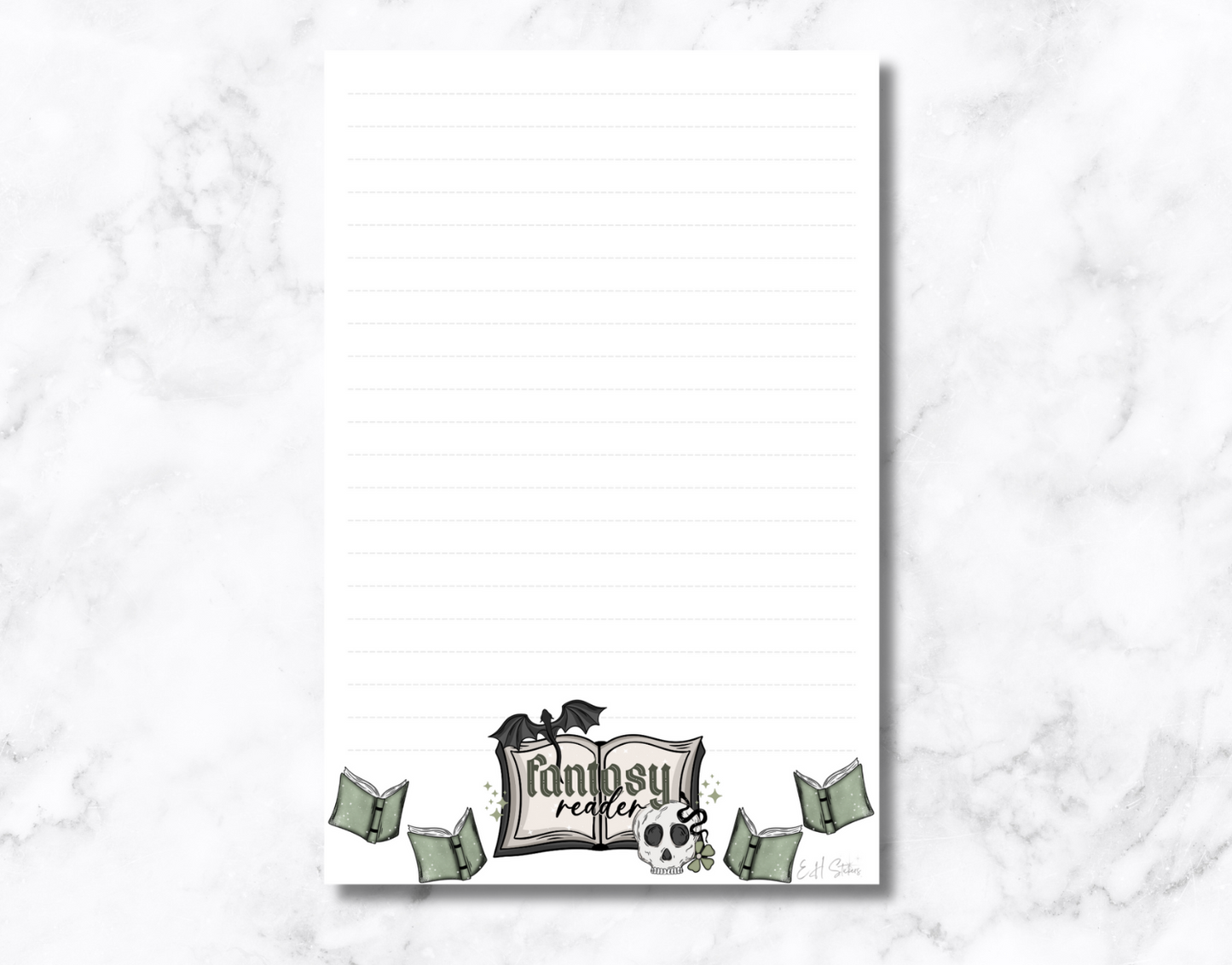 Fantasy Reader Notepad