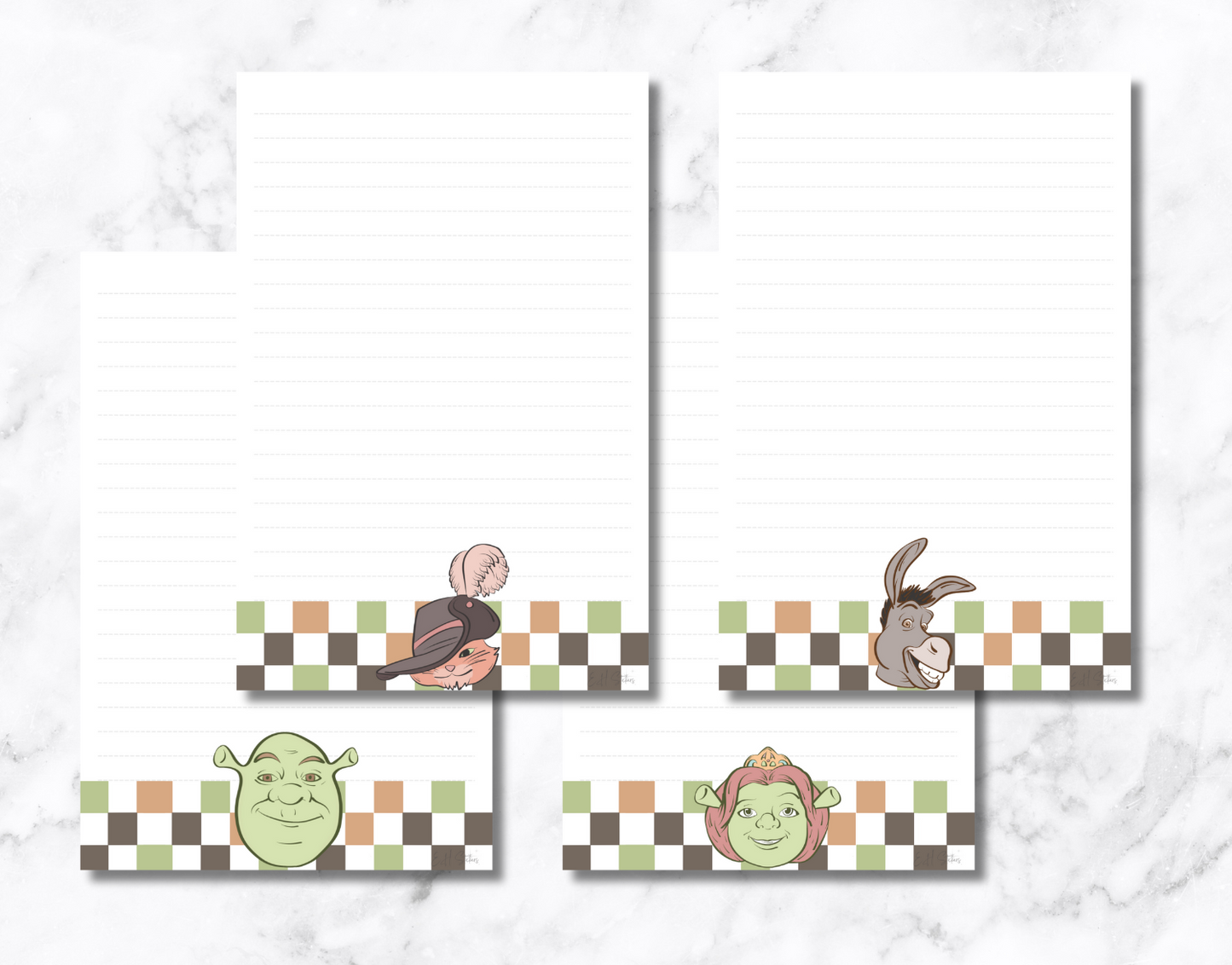 Swamp King Notepad **listing is for ONE notepad mixed with ALL characters/designs**