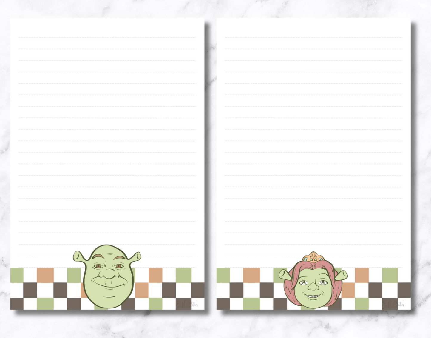 Swamp King Notepad **listing is for ONE notepad mixed with ALL characters/designs**