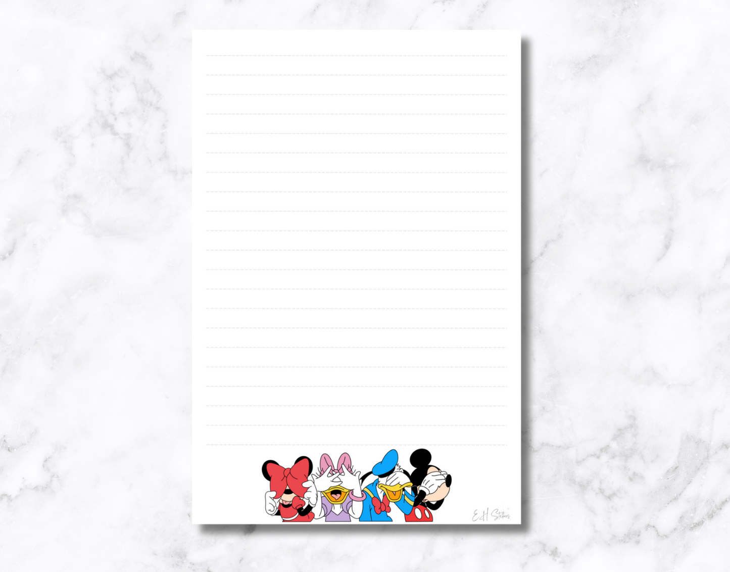 Peek-A-Boo Notepad
