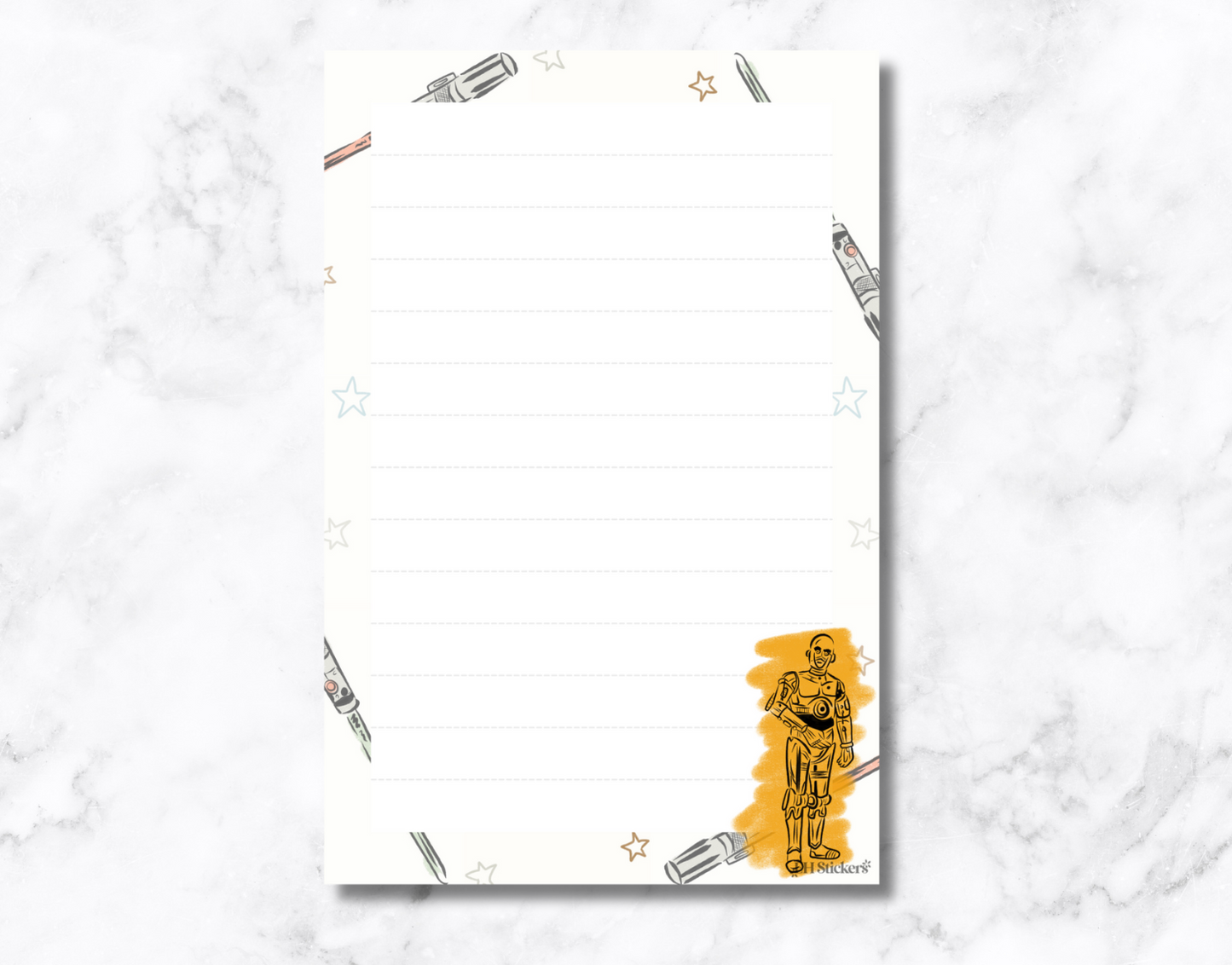Star Gang Sidekicks Notepad