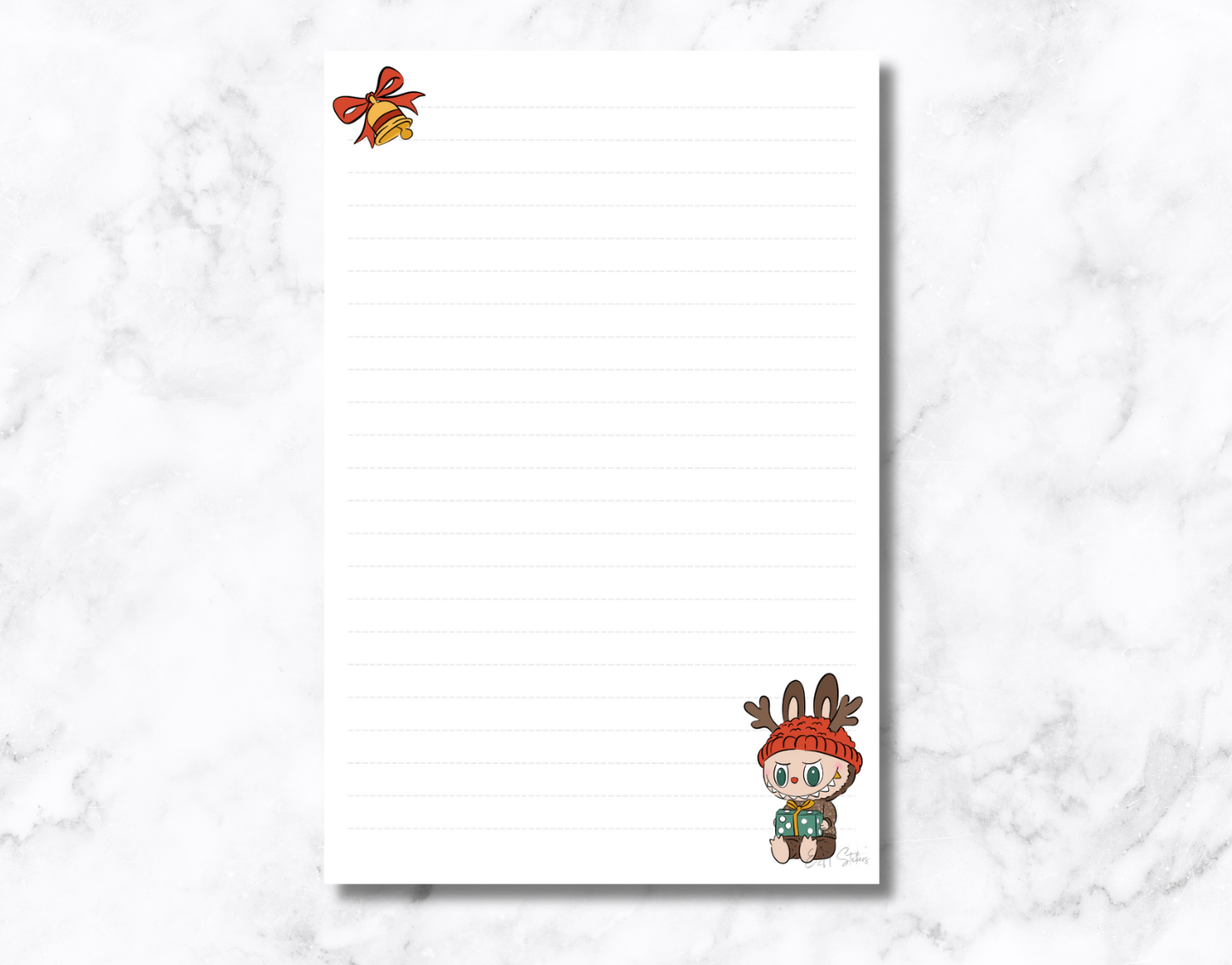 Holiday Lafufu Notepad