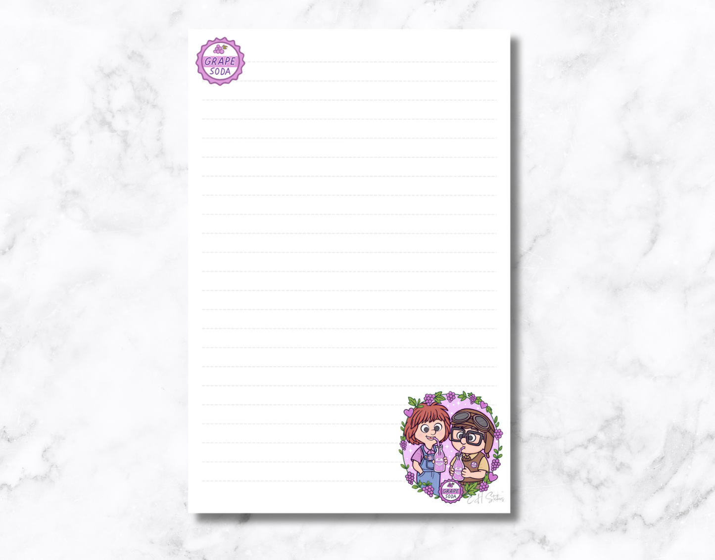 Grape Soda Notepad