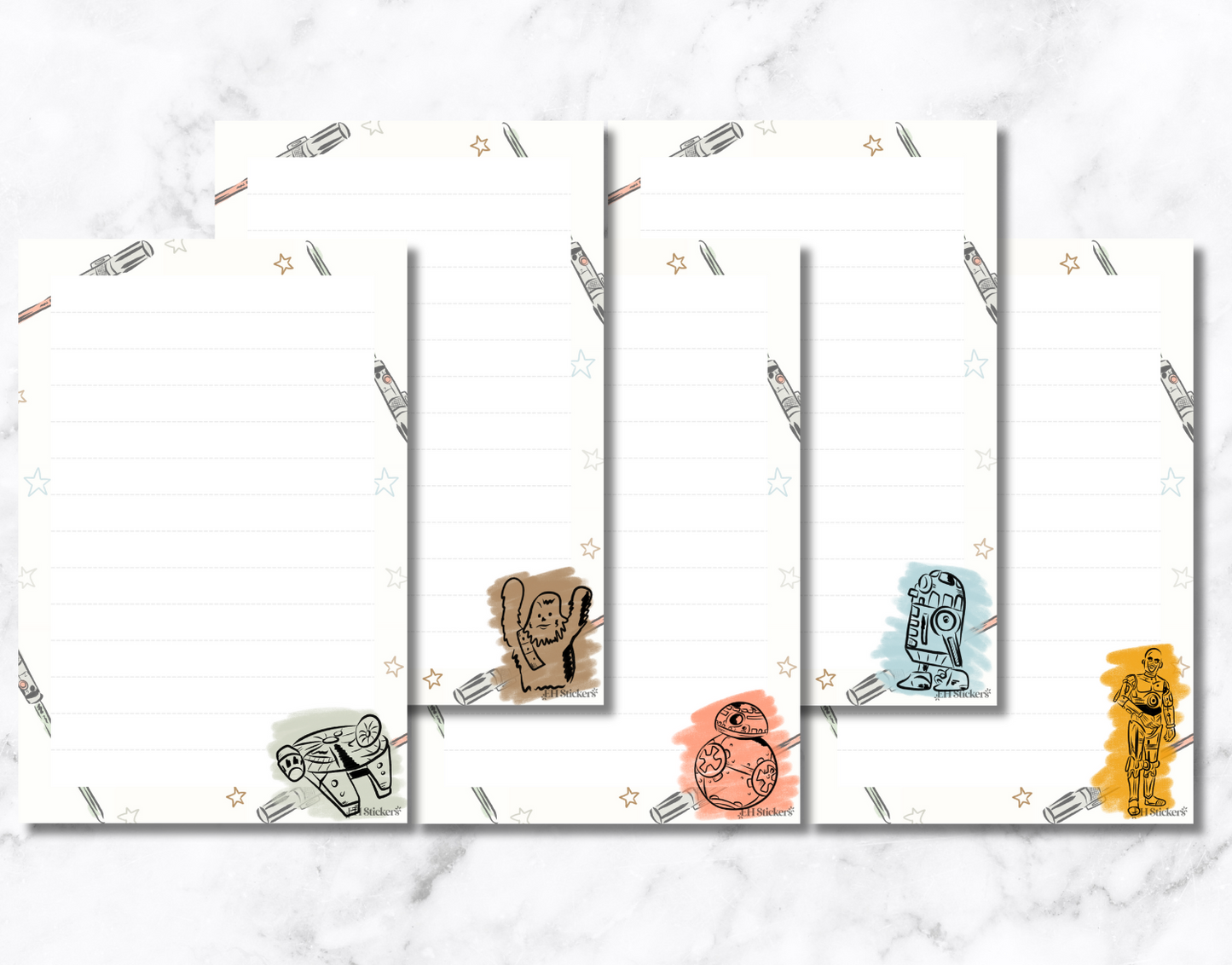 Star Gang Sidekicks Notepad