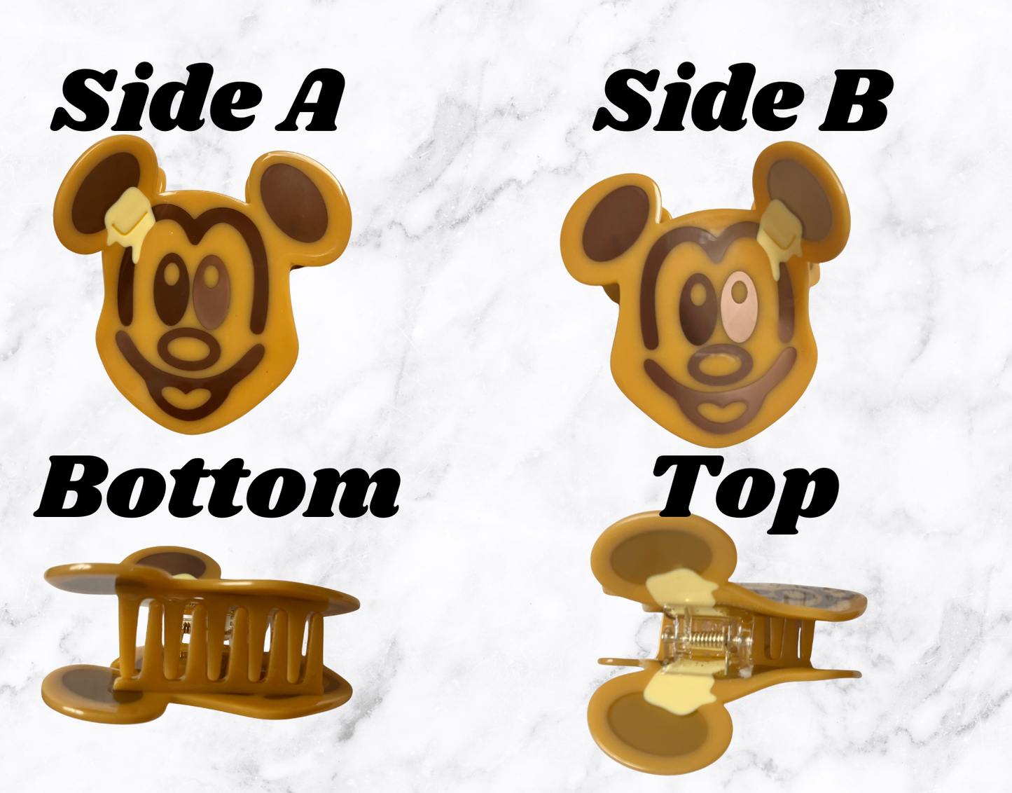 Mouse Waffle Hair Clip