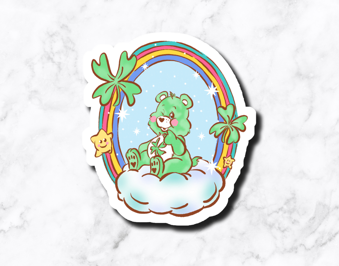 Lucky Bear Sticker