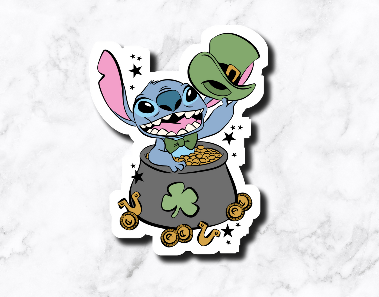 Lucky Alien Sticker