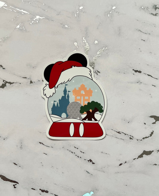 Park Snowglobe Waterproof Vinyl Sticker