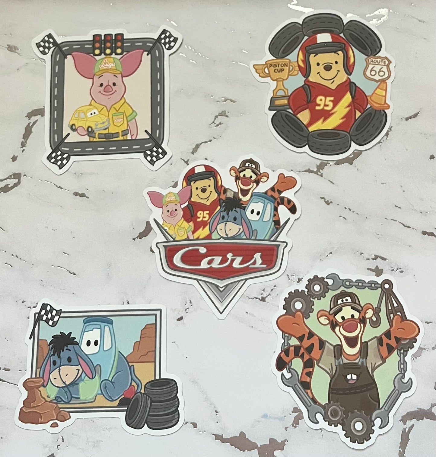 Bear and Friends Car Mashup