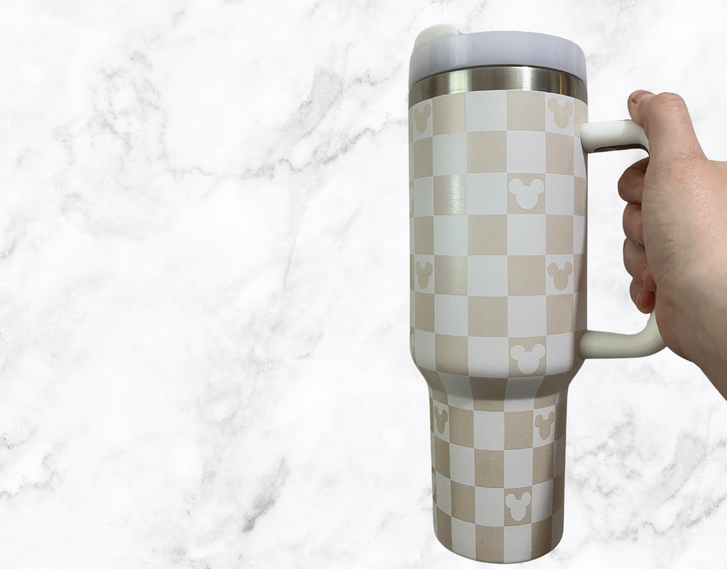 Checkered Mouse 40oz Tumbler