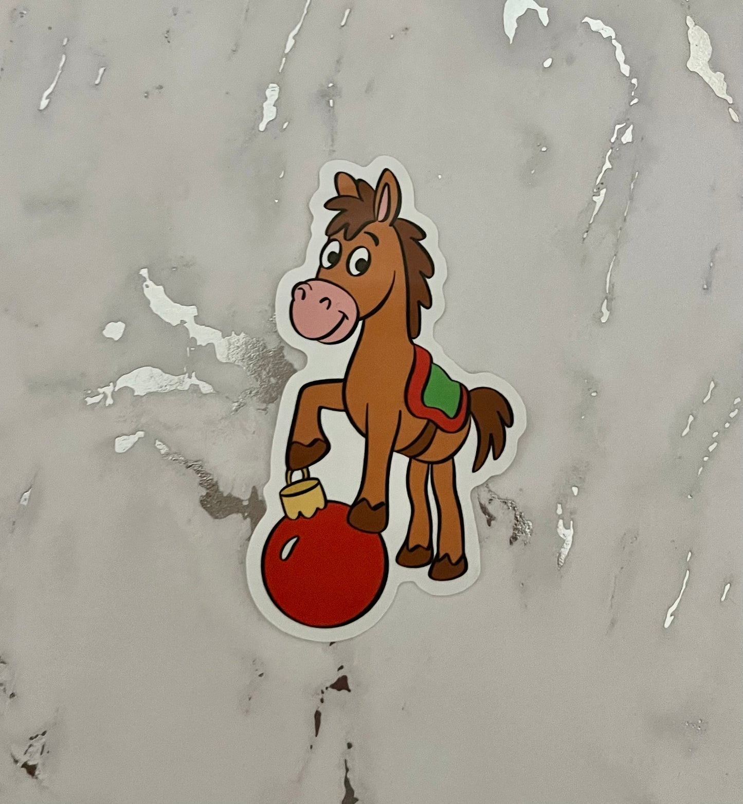 Toy Christmas Waterproof Vinyl Sticker
