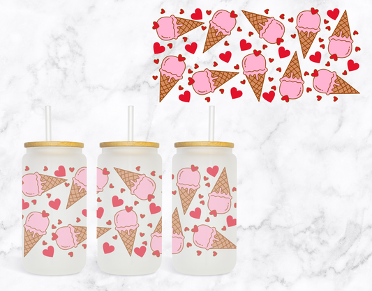 Valentine - Ice Cream Glass Cup