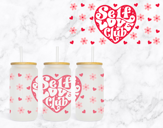 Valentine - Self Love Glass Cup