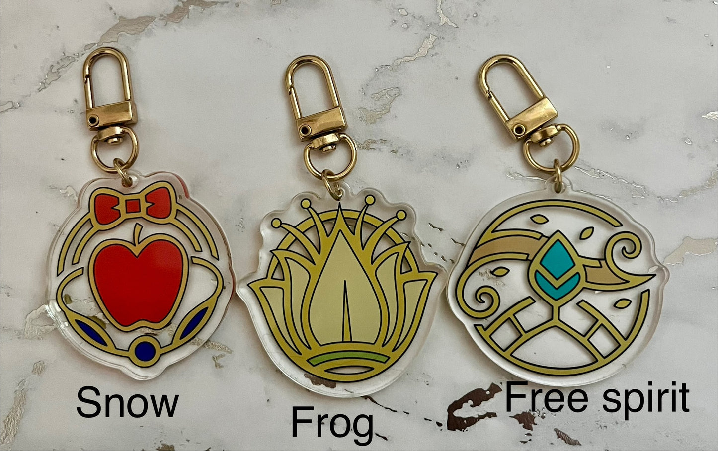 Princess Icon Acrylic Keychain