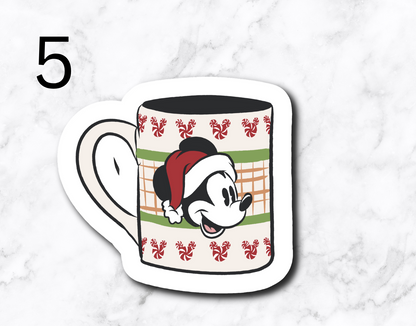 Magical Christmas Mugs (set of 7 stickers)