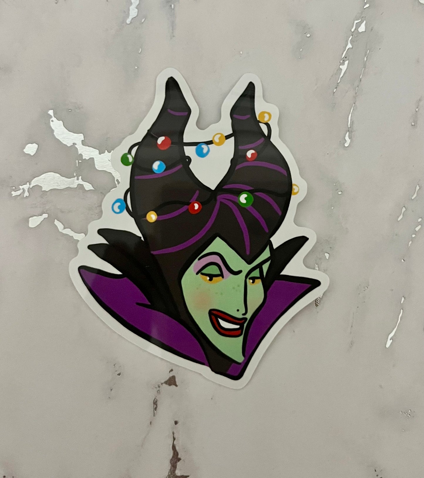 Villain Christmas Waterproof Vinyl Sticker