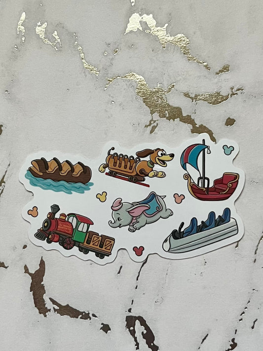 Rides Waterproof Vinyl Sticker