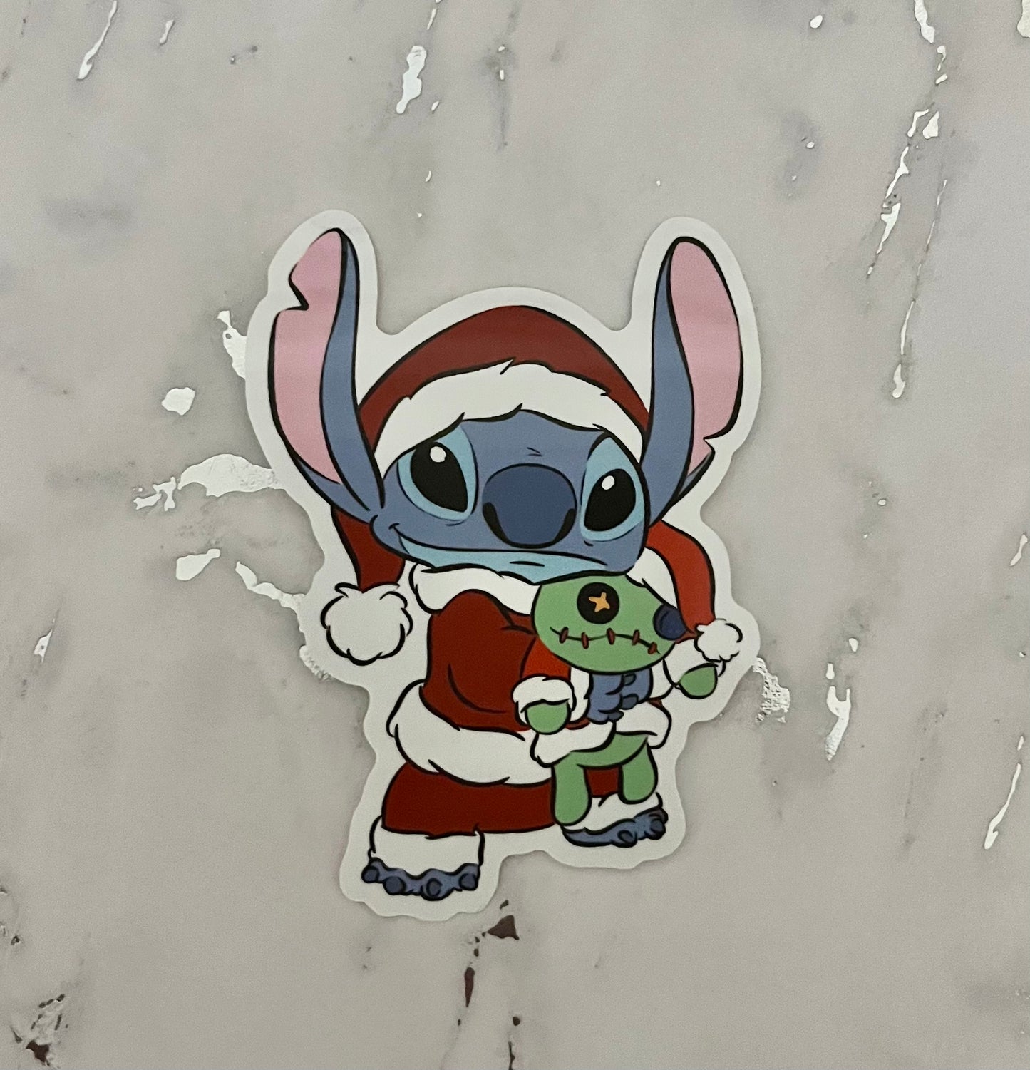Holiday Alien Waterproof Vinyl Sticker