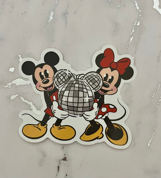 M & M New Year Waterproof Vinyl Sticker