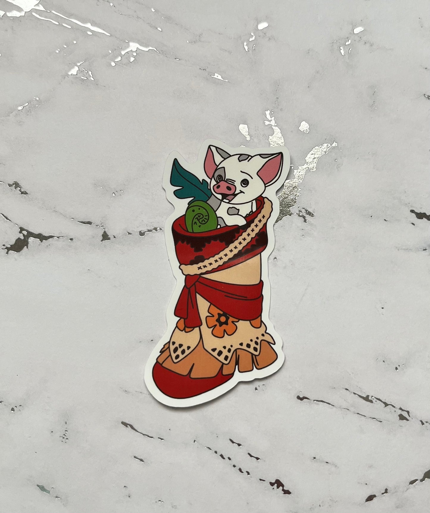 Princess Stockings Waterproof Vinyl Sticker