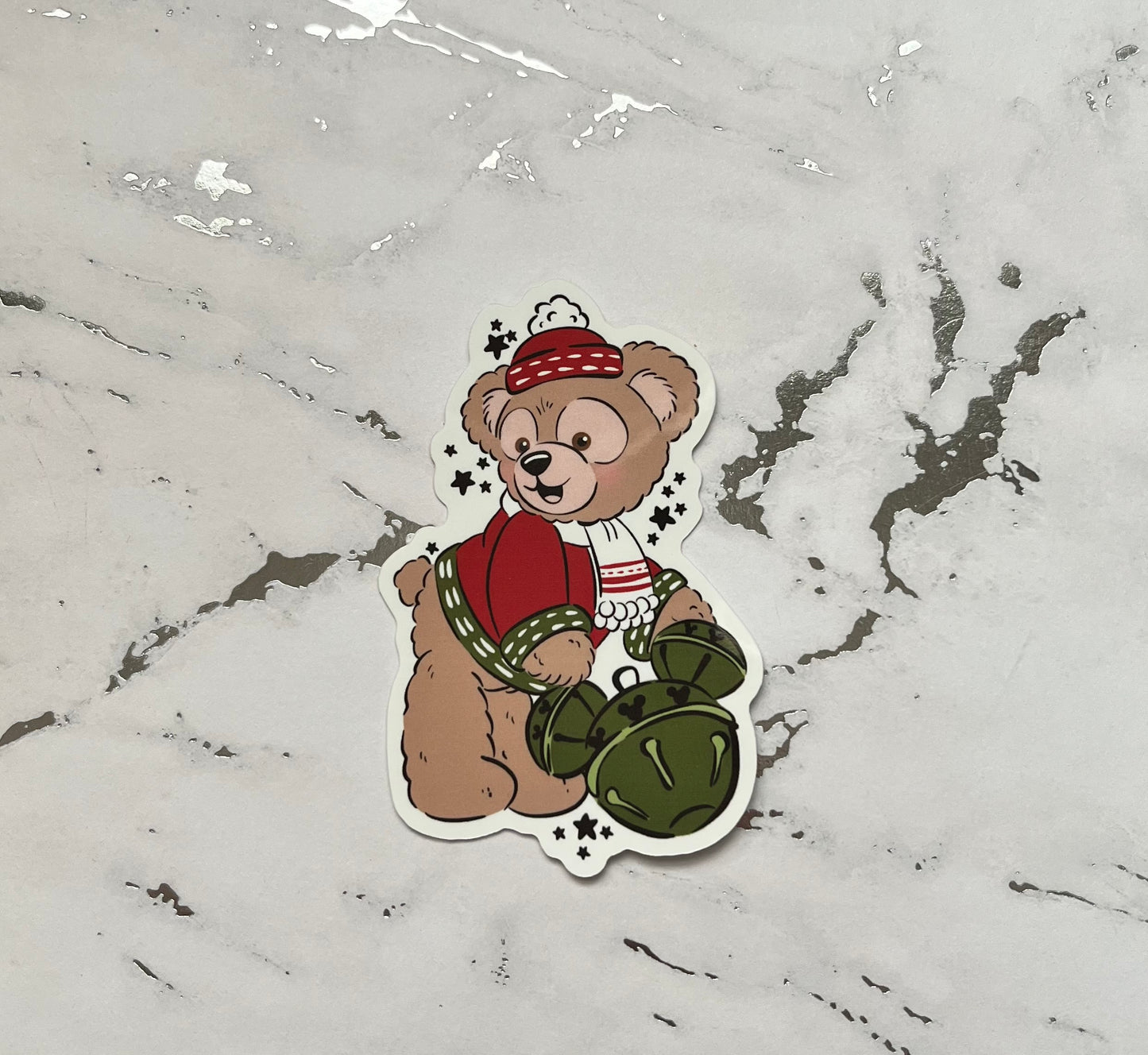 Duff Christmas Waterproof Vinyl Sticker