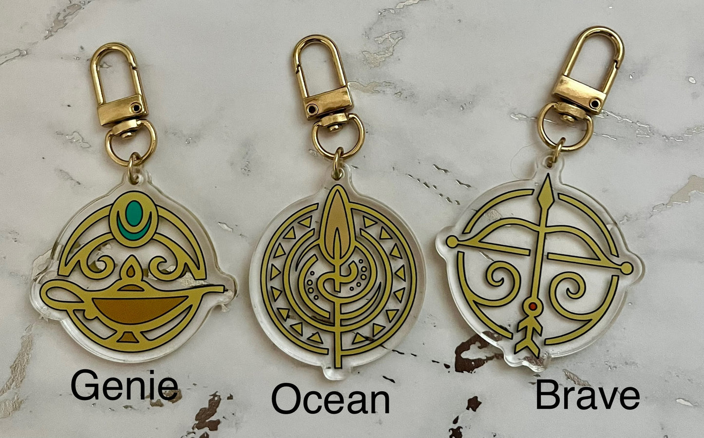 Princess Icon Acrylic Keychain