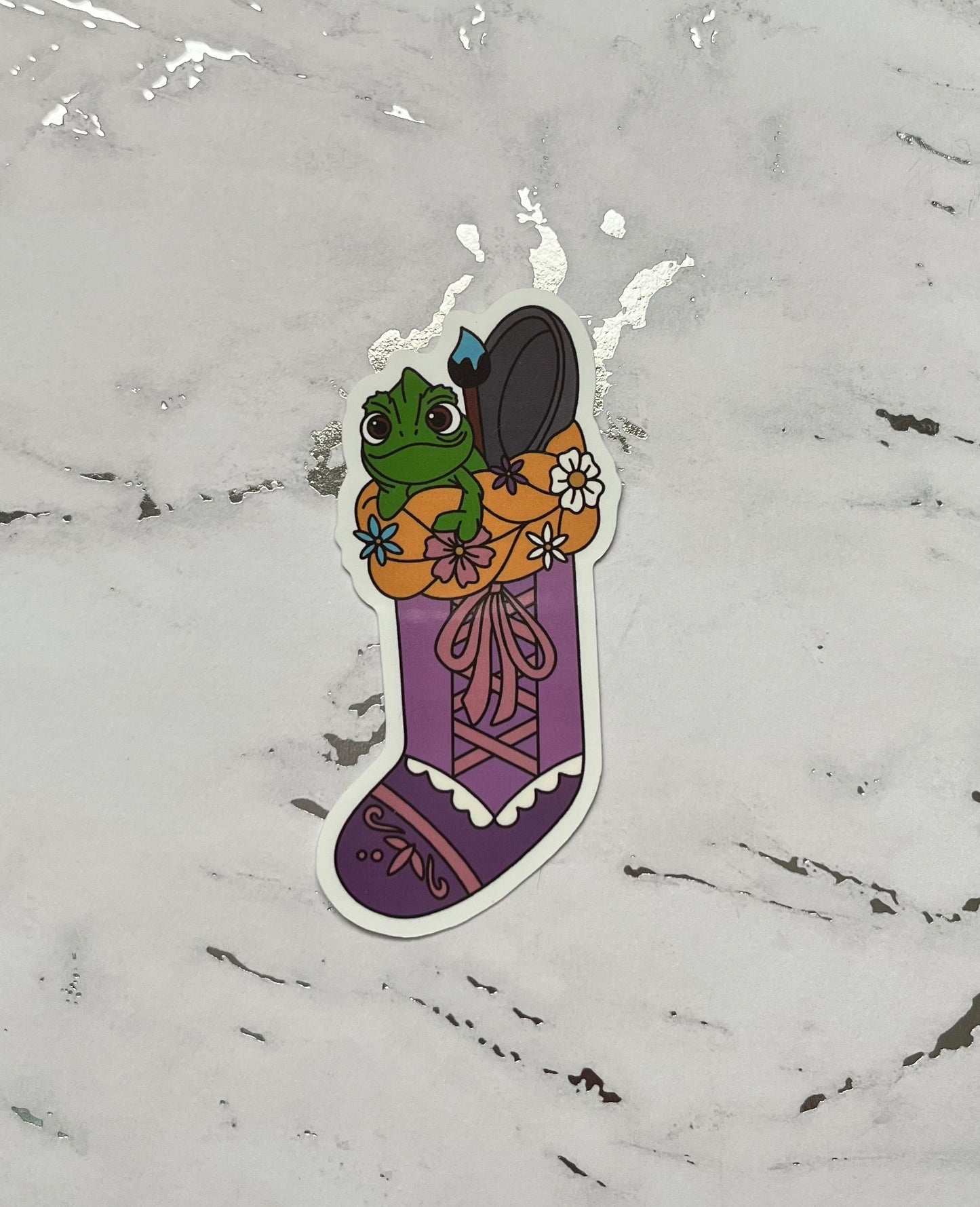 Princess Stockings Waterproof Vinyl Sticker