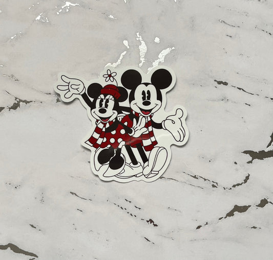 M&M Winter Vinyl Waterproof Sticker