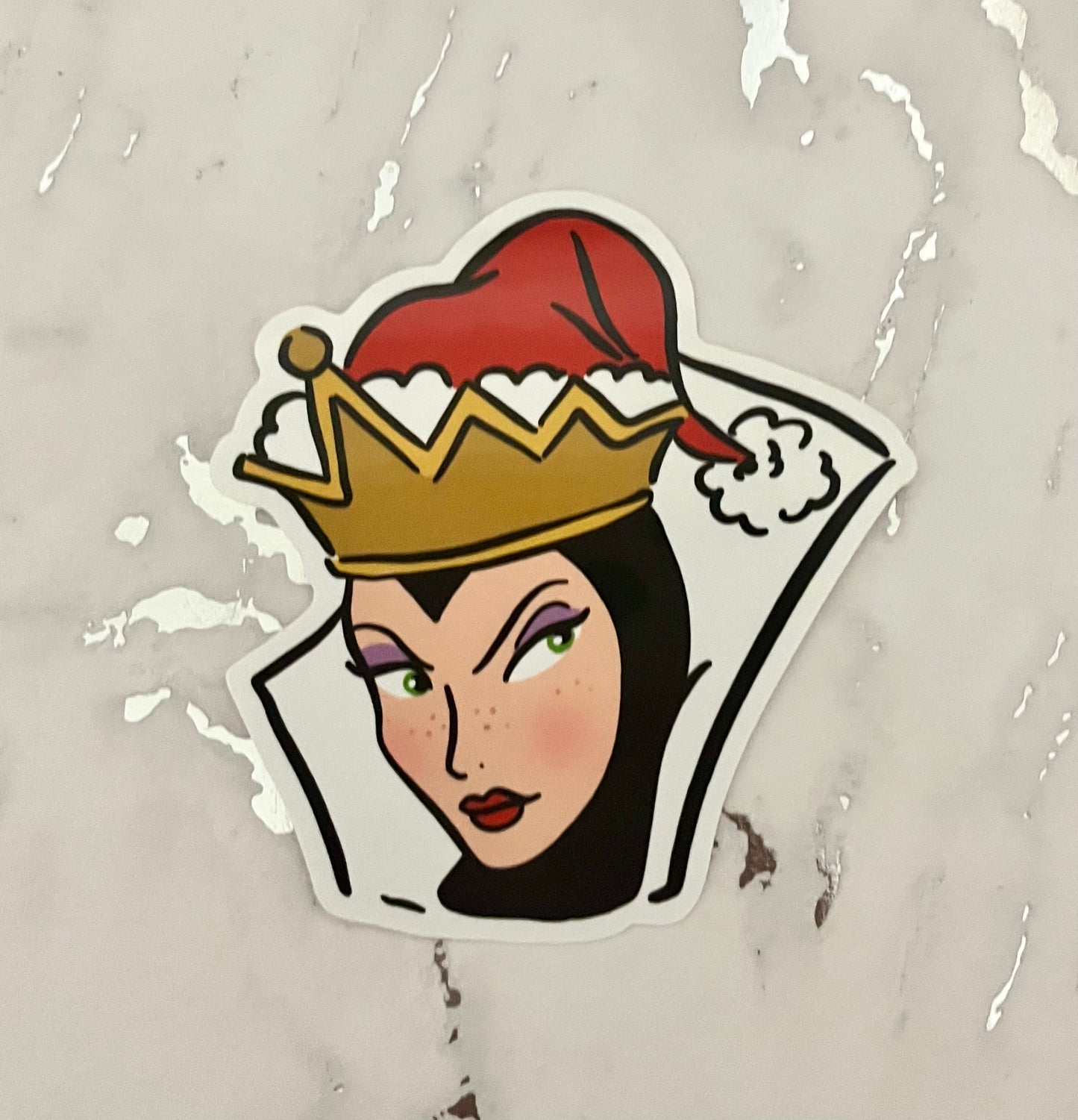 Villain Christmas Waterproof Vinyl Sticker