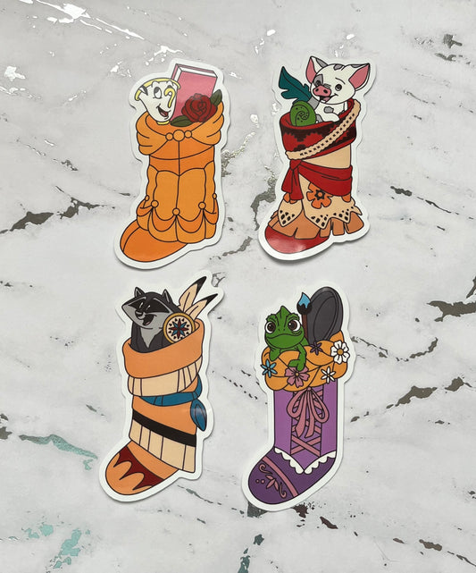 Princess Stockings Waterproof Vinyl Sticker