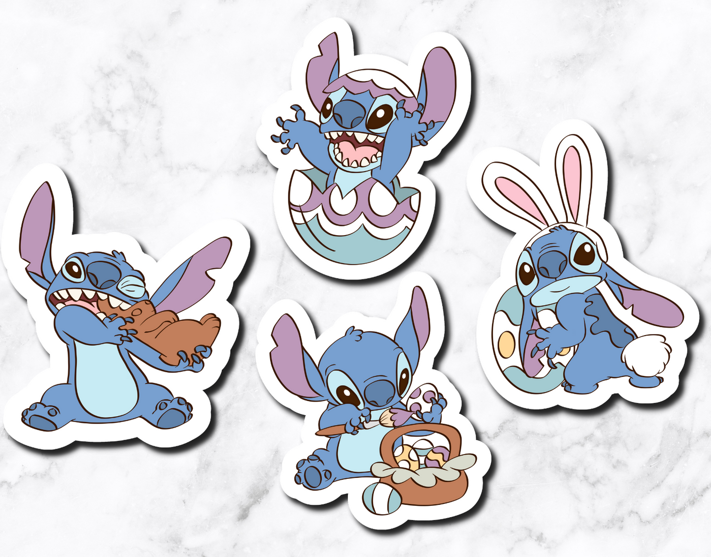 Ohana Easter **set of 4 stickers**