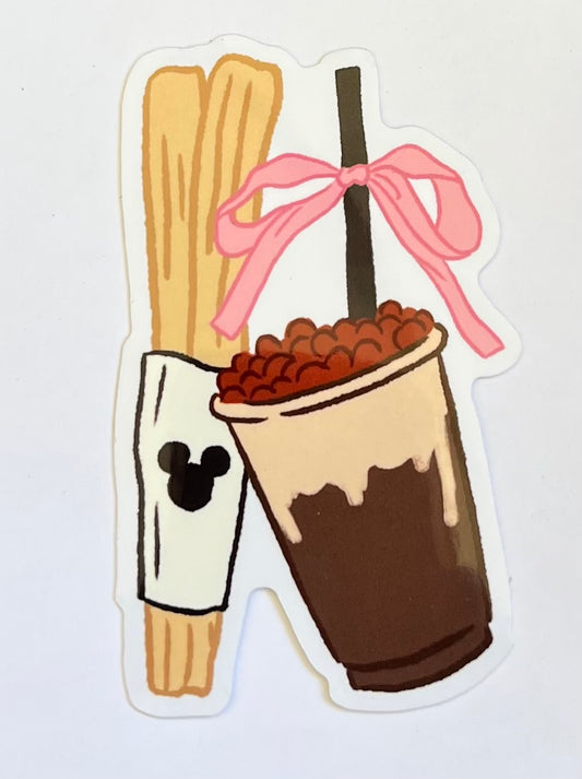 Snackish Babe Waterproof Vinyl Sticker