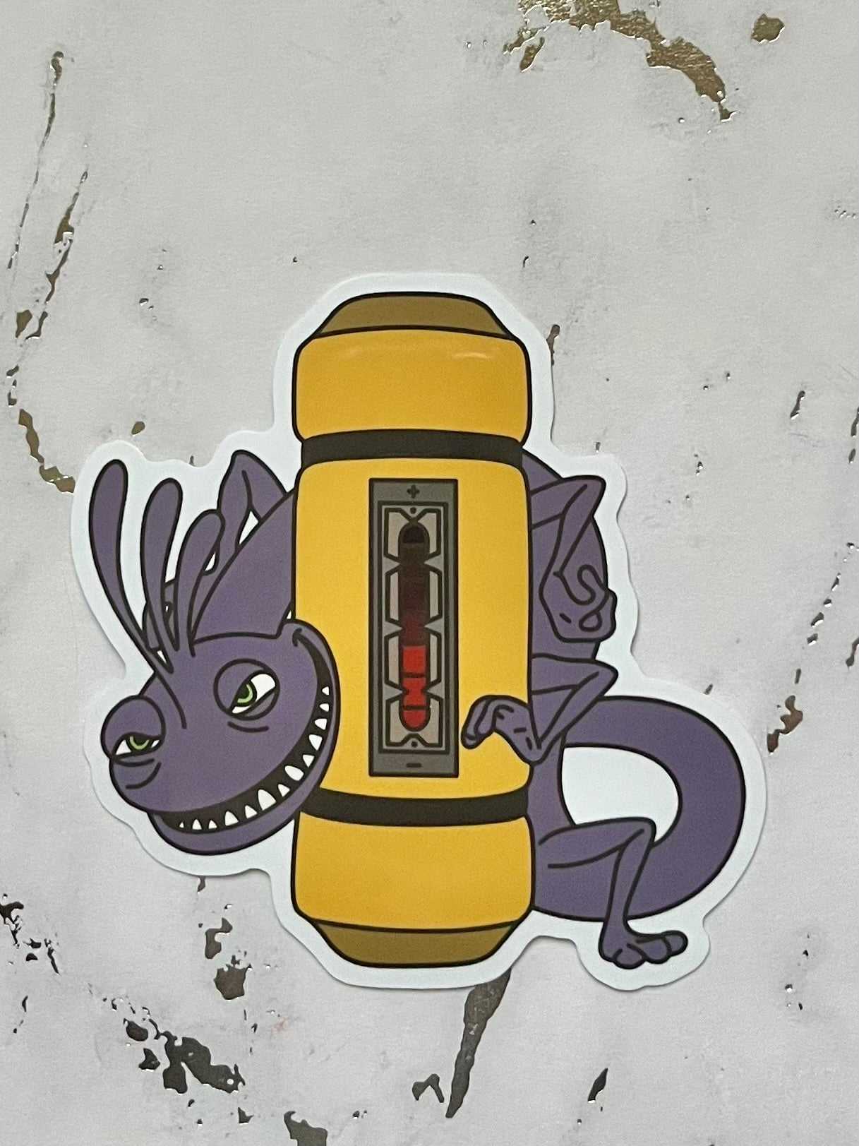 Monsters - Lizard Waterproof Vinyl Sticker