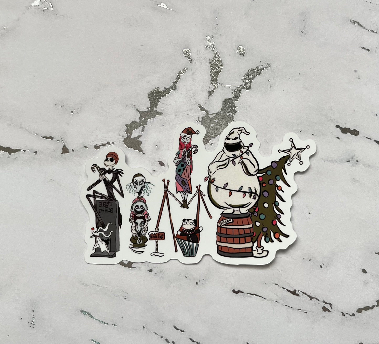 NBC HM Mashup Waterproof Vinyl Sticker