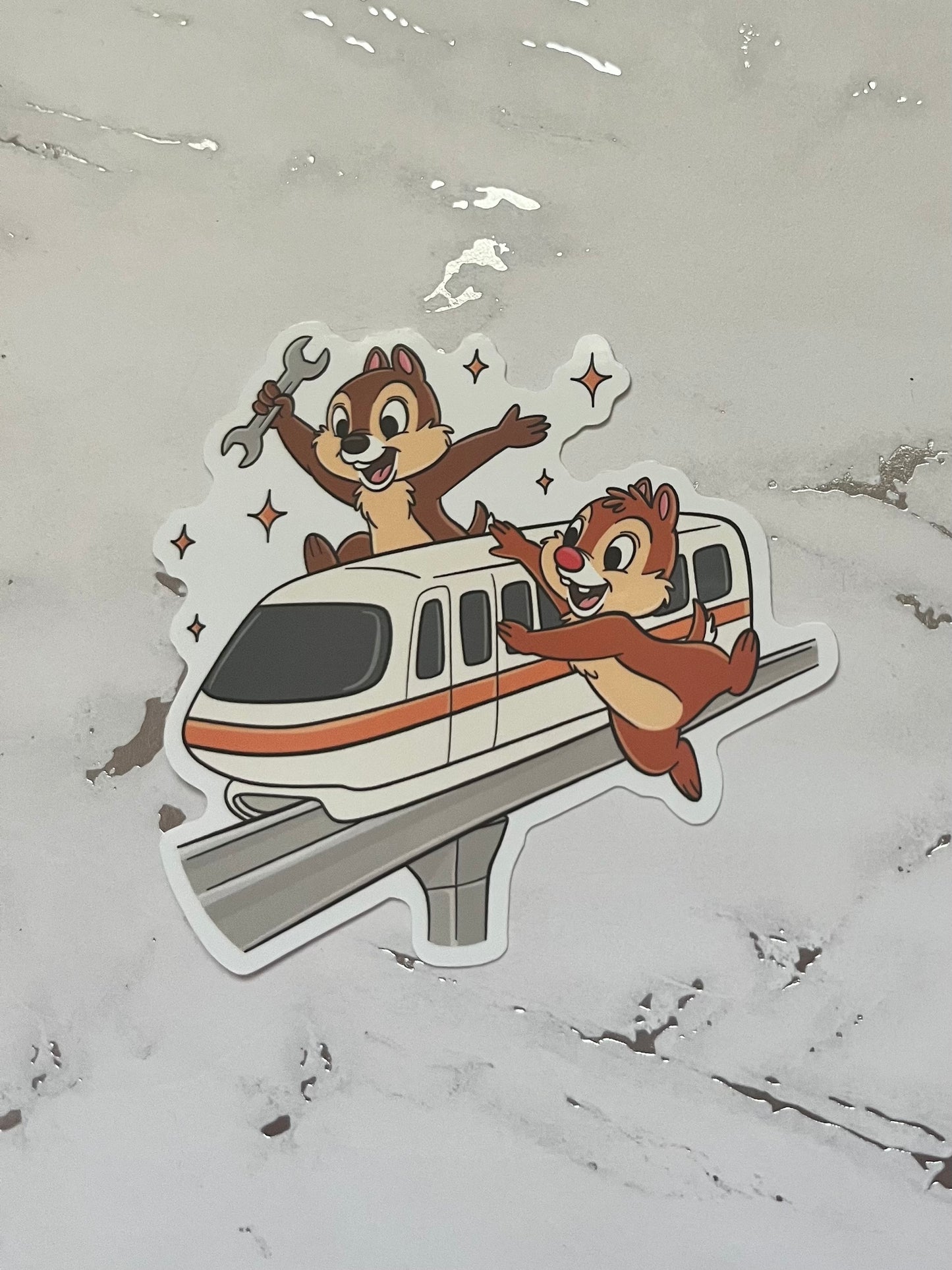 Fixer Chipmunks Waterproof Vinyl Sticker