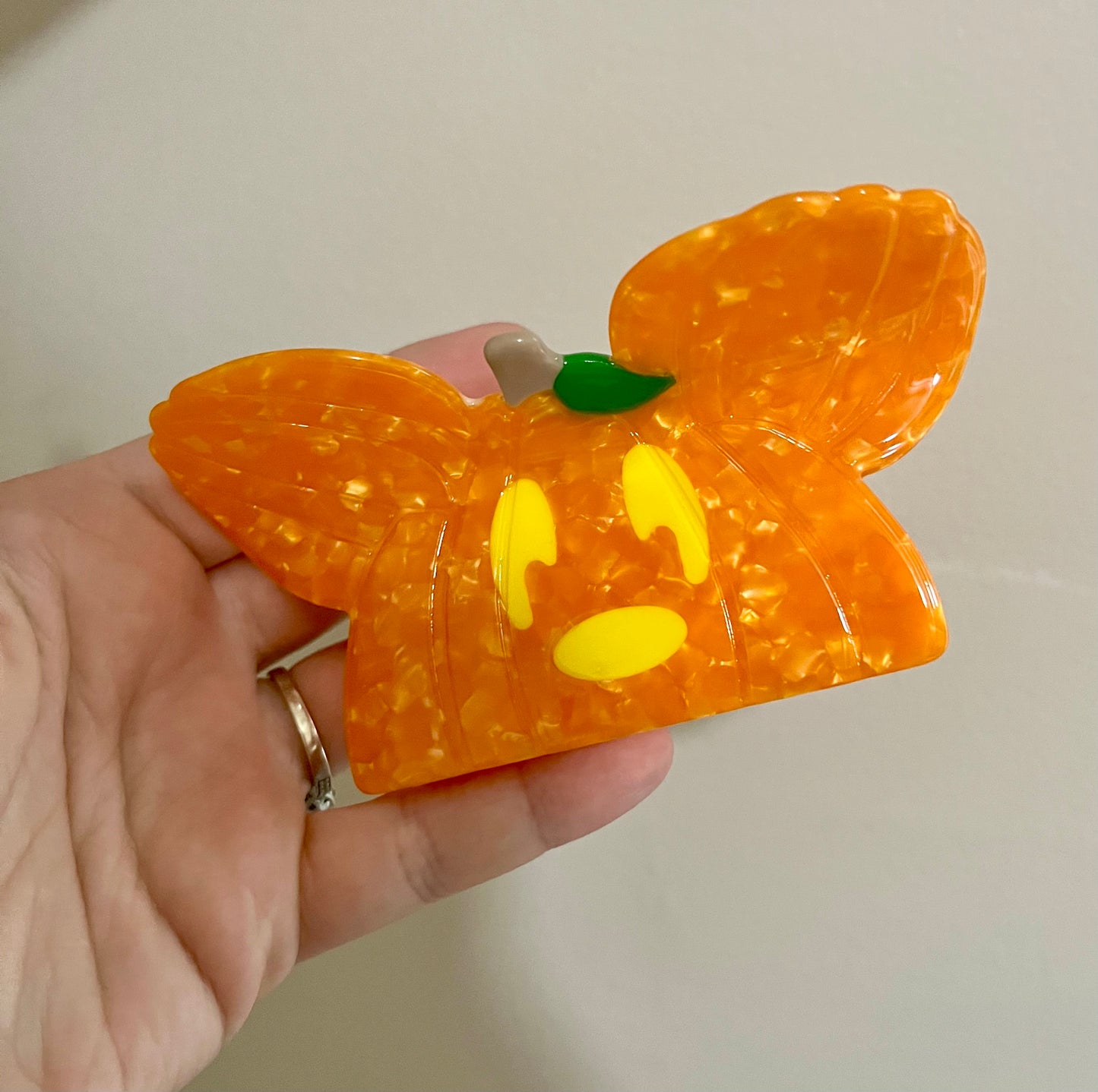 Pumpkin Mouse Hair Clip