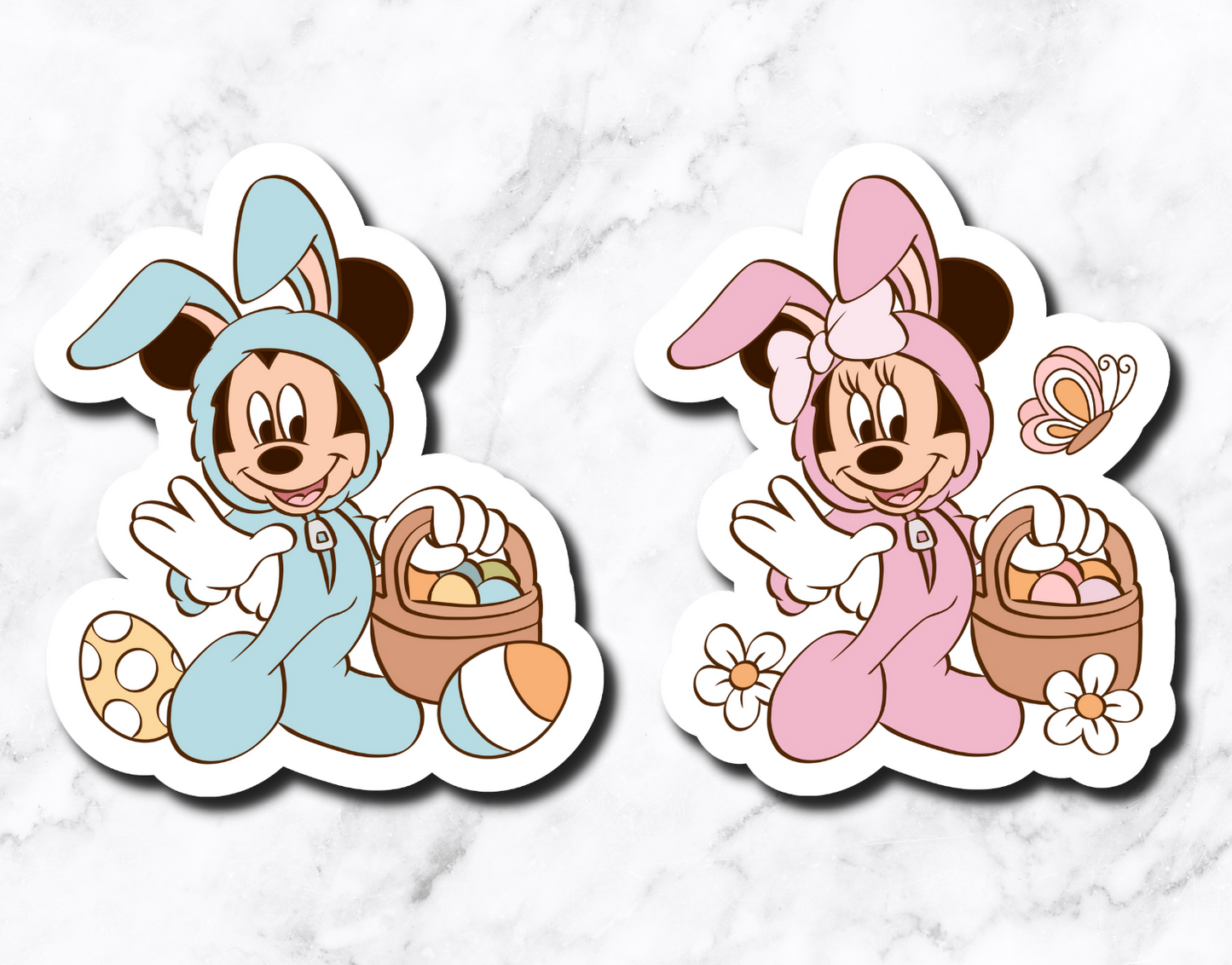 M+M Easter **set of 2 stickers**