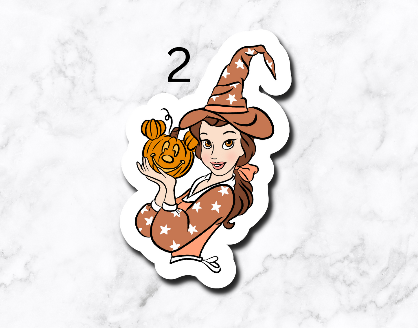 Princess Halloween (set of 5 stickers)